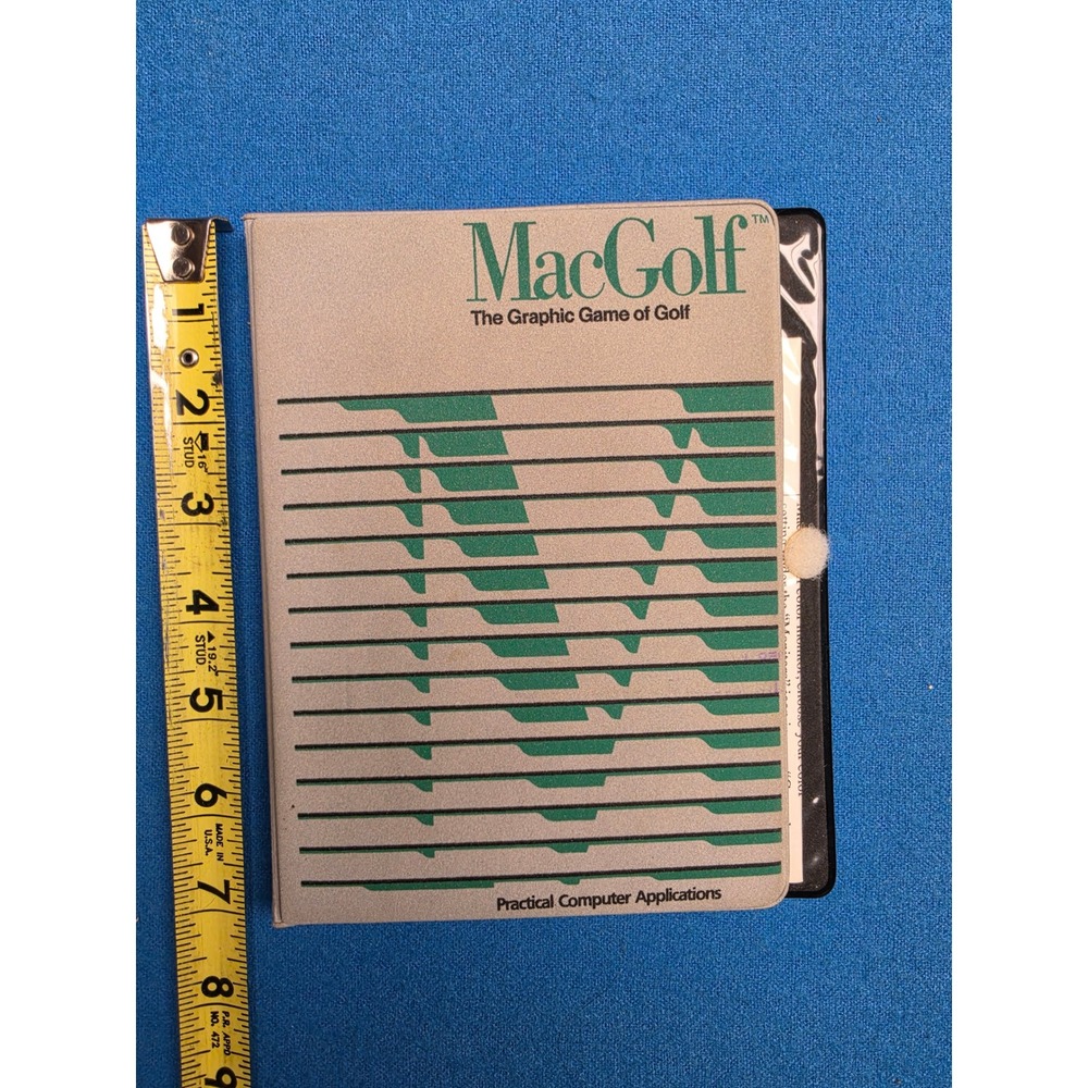Practical Computer Applications MacGolf Macintosh 3.5 Floppy 1987 Good Manuals